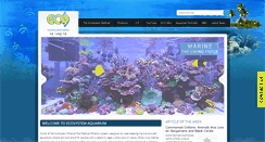 Desktop Screenshot of ecosystemaquarium.com